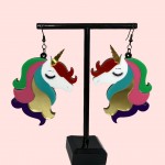 Unicorn Acrylic Earrings unicorn earrings, acrylic earrings